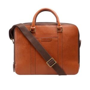 Tan Leather Briefcase